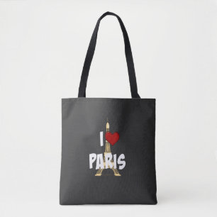 I Love Paris Tote Bag
