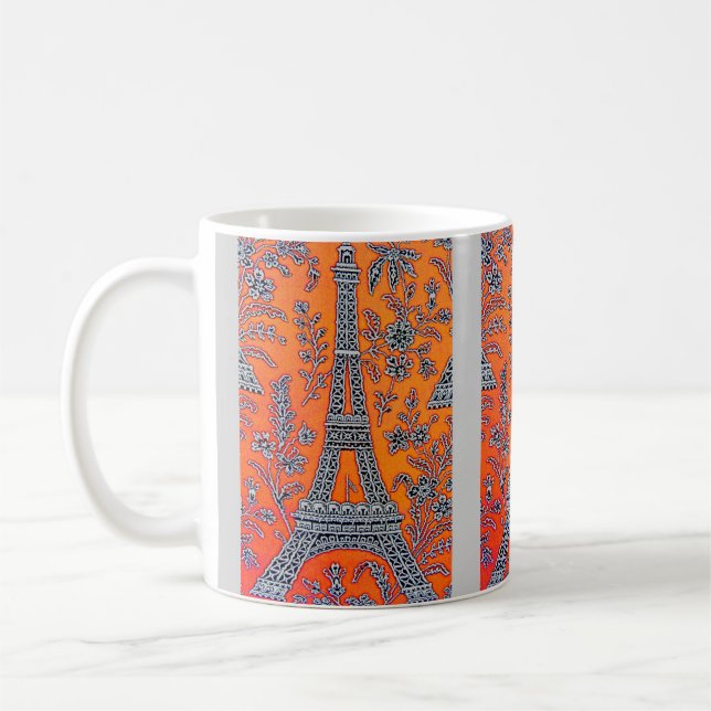 I Love Paris Vintage Paris Mug (Left)