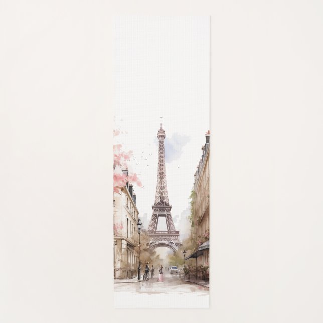 I love Paris Yoga Mat (Front)