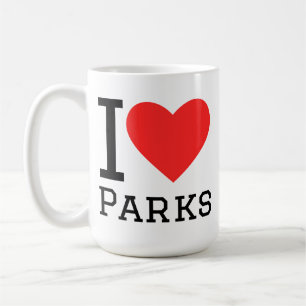I love parks coffee mug