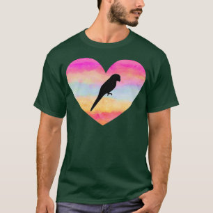 I Love Parrots Cockatiels Quarrions Quakers T-Shirt