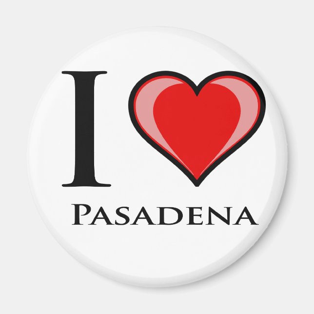 I Love Pasadena Magnet (Front)