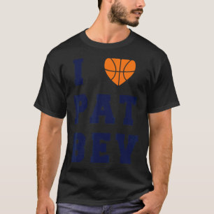 I Love Pat Bev I Heart Pat Bev Design T-Shirt