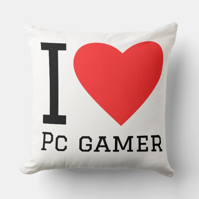 I love pc gamer cushion (Front)