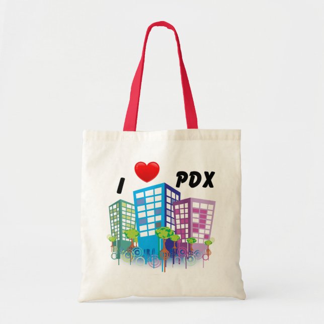 I LOVE PDX Tote Bag (Front)