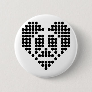 I Love Peace 6 Cm Round Badge