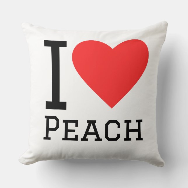 I love peach cushion (Front)