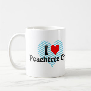 I Love Peachtree City, United States Coffee Mug