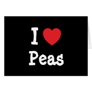 I love Peas heart T-Shirt