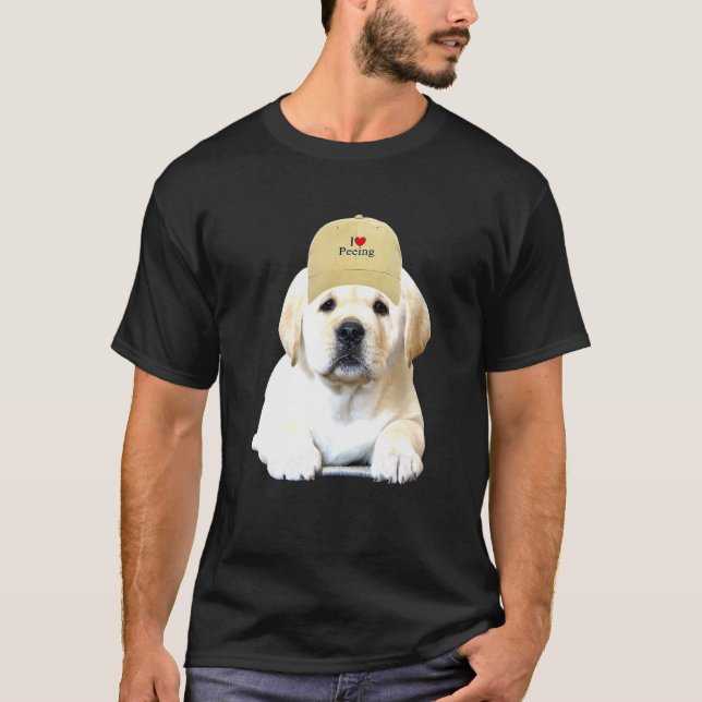 I Love Peeinglove Peeing Hati Love Dog For Dog T-Shirt (Front)