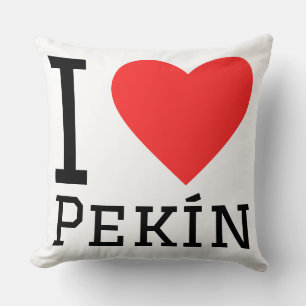 I love Pekín  Cushion