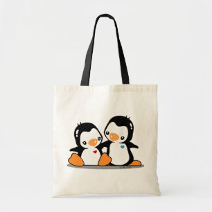I Love Penguins Budget Tote Bag