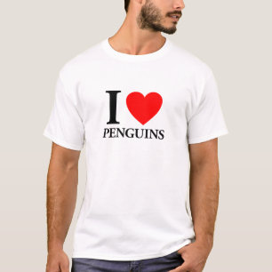 I Love Penguins T-Shirt