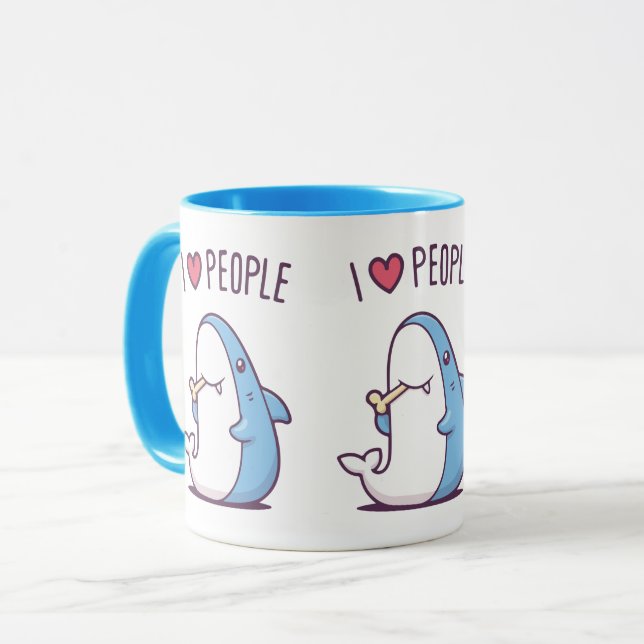 I Love People Mug (Front Left)