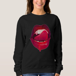 I Love People When They Scream Vampire Fangs  1 Sweatshirt