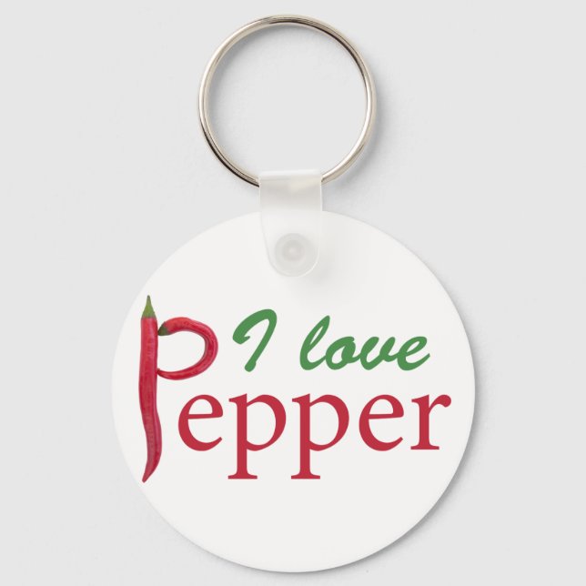 I love pepper key ring (Front)