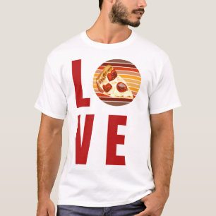 I Love Pepperoni Pizza Lover Presents Foodie T-Shirt