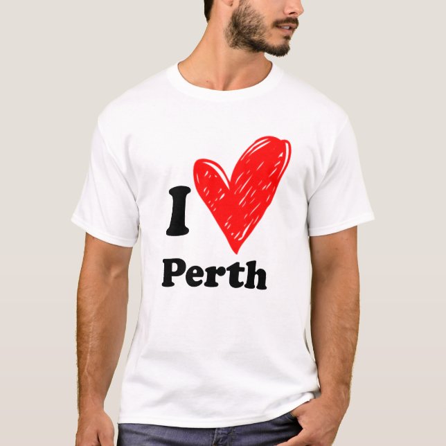 I love Perth T-Shirt (Front)