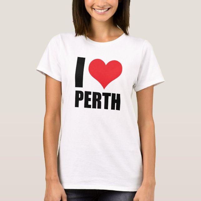 I love Perth T-Shirt (Front)