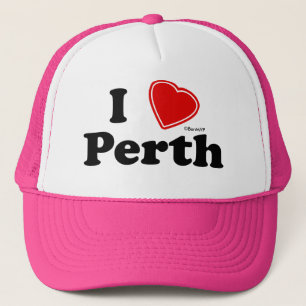 I Love Perth Trucker Hat
