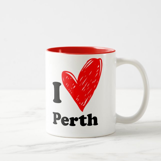 I love Perth Two-Tone Coffee Mug (Right)