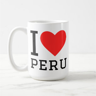 I love peru coffee mug
