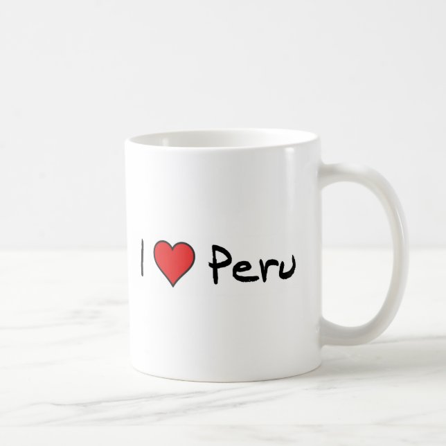 I love Peru Coffee Mug (Right)