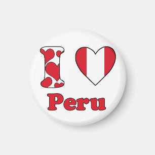 I love Peru Magnet