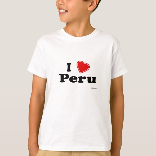 I Love Peru T-Shirt (Front)