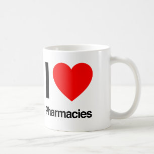 i love pharmacies coffee mug