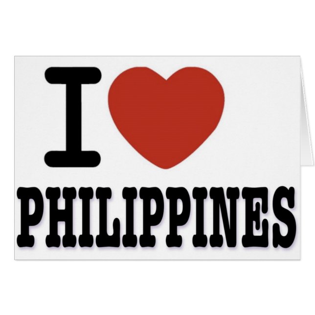 I LOVE PHILIPPINES (Front Horizontal)