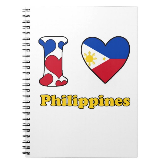 I love Philippines Notebook (Front)