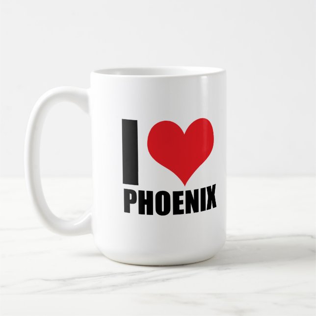 I love Phoenix Coffee Mug (Left)