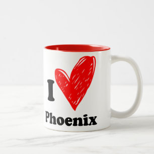 I love Phoenix Two-Tone Coffee Mug