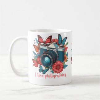 I Love Photographing Shirt Flower Photography Flor Coffee Mug