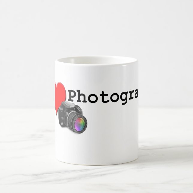 I love photography coffee mug (Center)