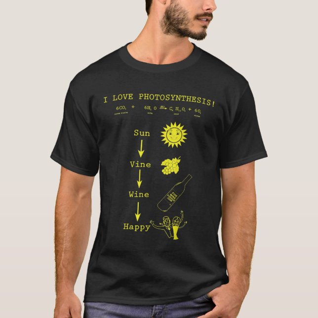 I Love Photosynthesis T-Shirt (Front)