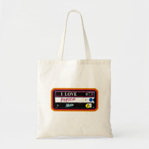 I Love Physical Media Collecting Hobby Fun Tote Bag