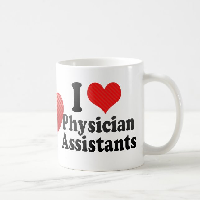 I Love Physician Assistants Coffee Mug (Right)