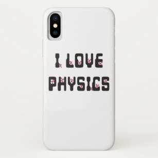 I love Physics Case-Mate iPhone Case