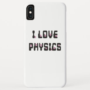 I love Physics Case-Mate iPhone Case