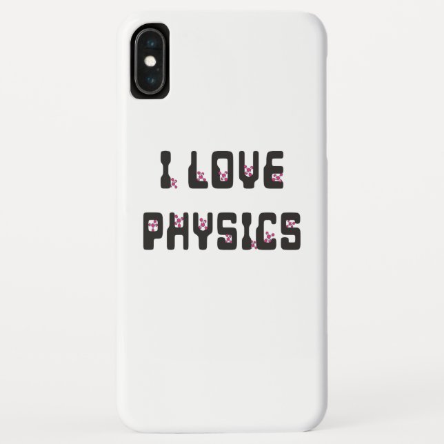 I love Physics Case-Mate iPhone Case (Back)