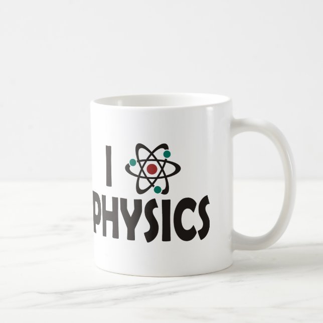 I Love Physics Coffee Mug (Right)