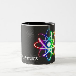 I LOVE PHYSICS Geek Two-Tone Coffee Mug