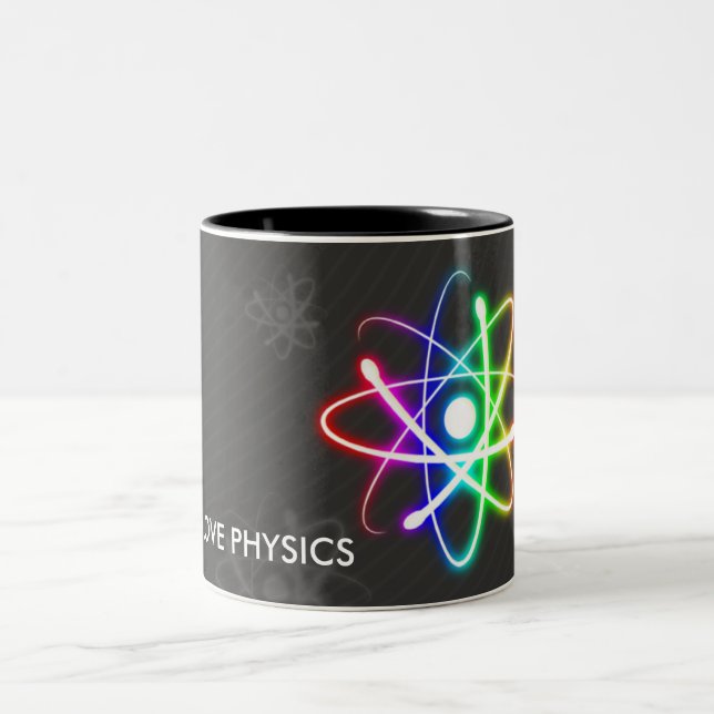 I LOVE PHYSICS | Geek Two-Tone Coffee Mug (Center)