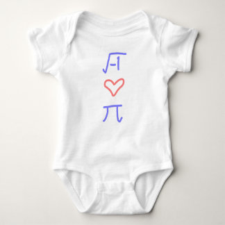 I love pi baby bodysuit