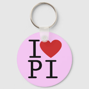 I Love PI (Keychain) Key Ring