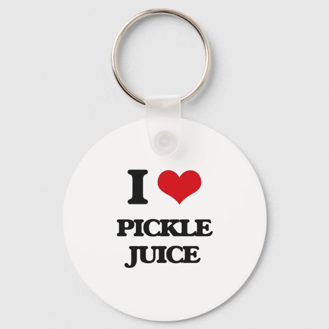 I love Pickle Juice Key Ring (Front)
