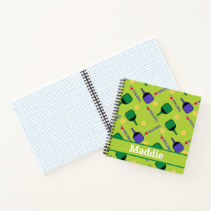 I love Pickleball green Notebook
