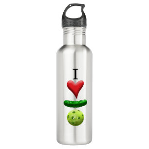 I Love Pickleball Logo 710 Ml Water Bottle